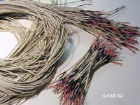 All the wires done, ready for the next step.